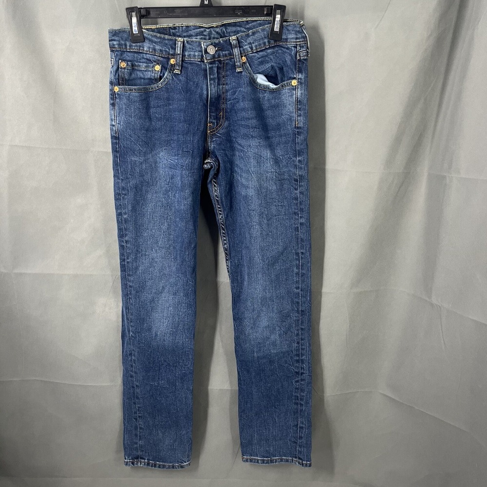 Levis Jeans Men's 31x32 Blue 511 Blue Denim Straight Leg American Workwear